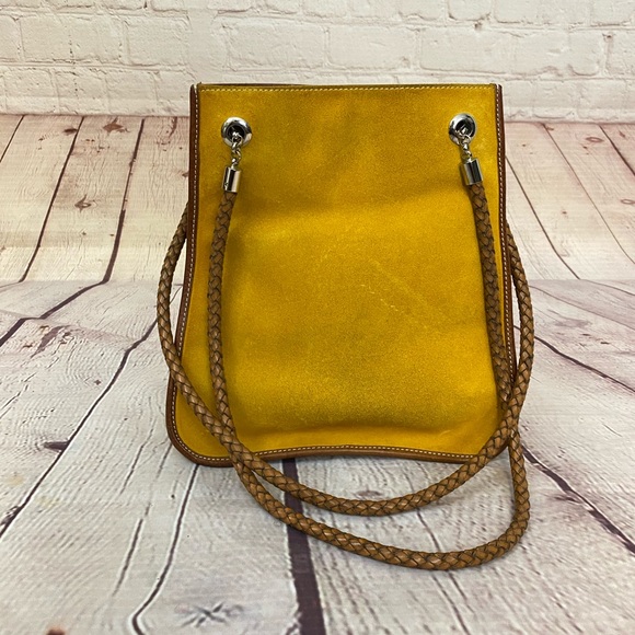 Suarez Suede Leather Handbag - Picture 1 of 6